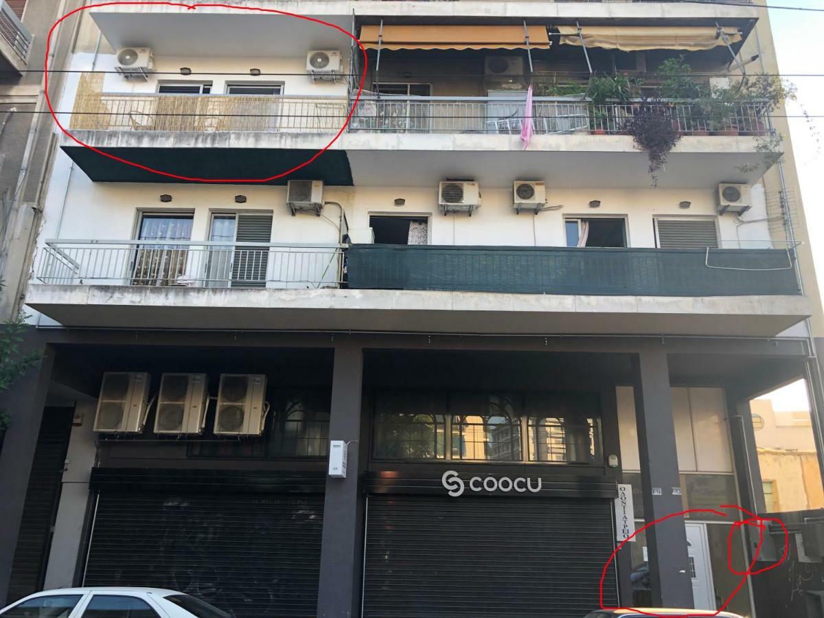 Metaxourgio Spacious Two Bedroom Apartment Athens Exterior photo